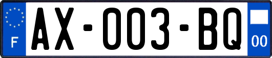 AX-003-BQ