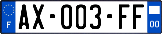 AX-003-FF