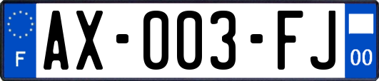 AX-003-FJ