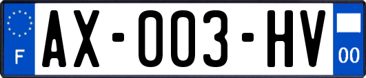 AX-003-HV