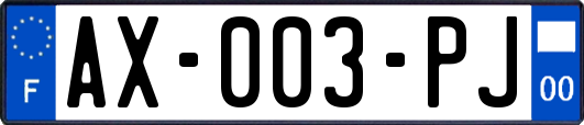 AX-003-PJ