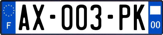 AX-003-PK