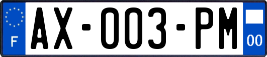 AX-003-PM
