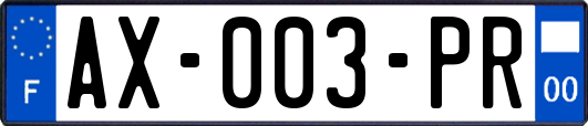 AX-003-PR