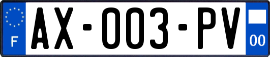 AX-003-PV