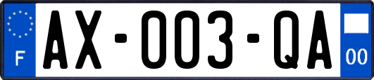AX-003-QA