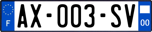 AX-003-SV