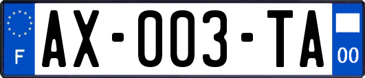 AX-003-TA