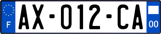 AX-012-CA