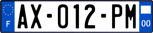 AX-012-PM