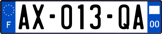 AX-013-QA