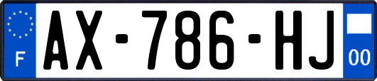 AX-786-HJ