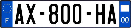 AX-800-HA