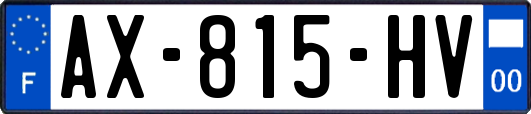 AX-815-HV