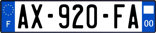 AX-920-FA