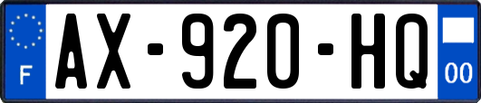 AX-920-HQ