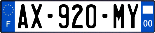 AX-920-MY