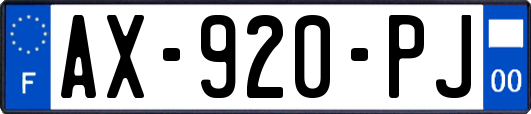 AX-920-PJ