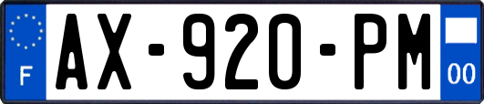 AX-920-PM