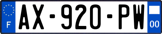 AX-920-PW