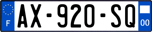 AX-920-SQ