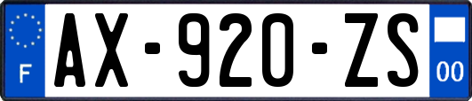 AX-920-ZS