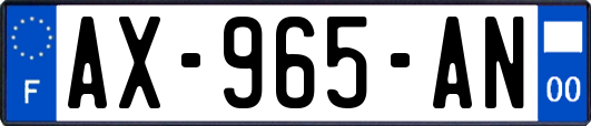 AX-965-AN