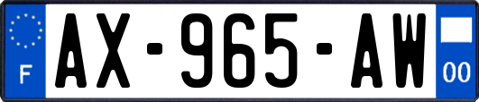 AX-965-AW