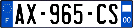 AX-965-CS