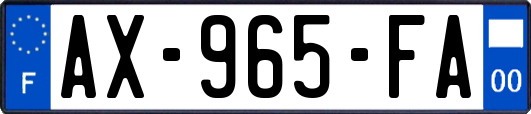 AX-965-FA
