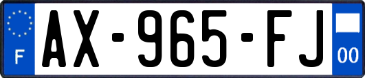 AX-965-FJ