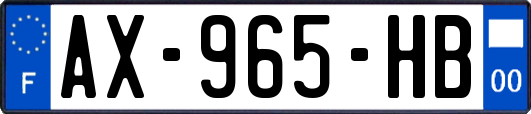 AX-965-HB