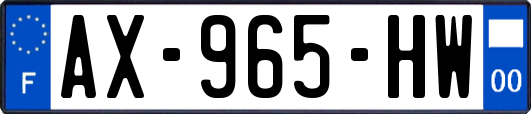 AX-965-HW