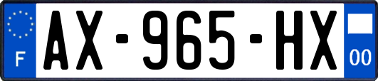 AX-965-HX