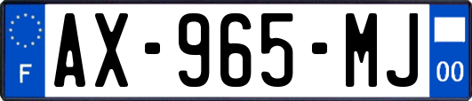 AX-965-MJ