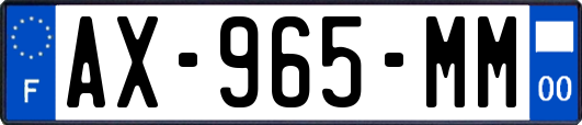 AX-965-MM