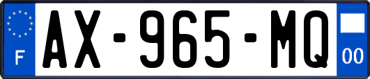 AX-965-MQ