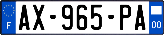 AX-965-PA