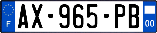 AX-965-PB