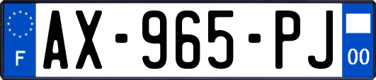 AX-965-PJ
