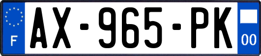AX-965-PK