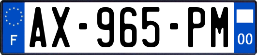 AX-965-PM