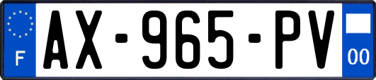 AX-965-PV