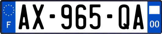 AX-965-QA
