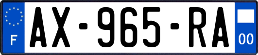 AX-965-RA
