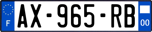 AX-965-RB