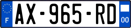 AX-965-RD