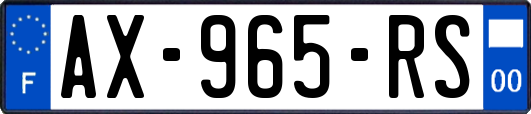 AX-965-RS