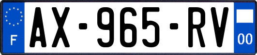 AX-965-RV