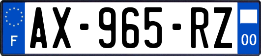 AX-965-RZ